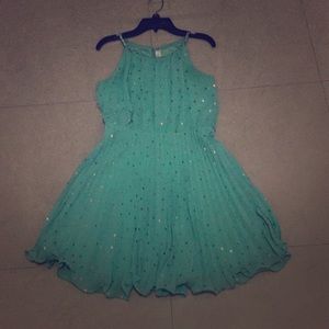 Turquoise dress